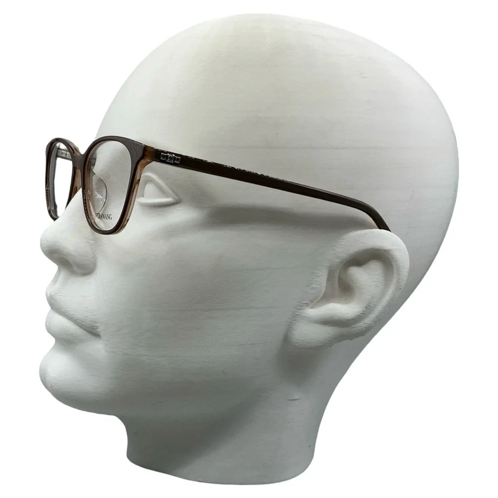 Vera Wang VA66 BR Brown Cat Eye Eyeglasses Frames 53-15-140 Asian Fit Womens